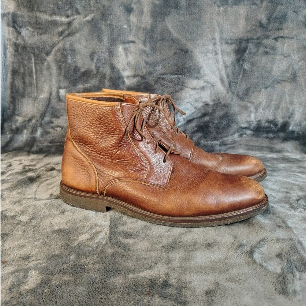 Johnston & Murphy Lined 100% Genuine Shearling 13M Chukka Boots  25-1563